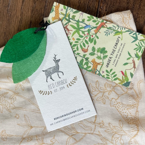 Red Caribou -NWT The Canopy Pink Tint Jersey Dress 3-6M - Picture 2 of 5